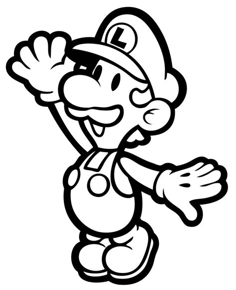 There are several games, including Mario Brothers, Super Mario Bros. . Luigi coloring pages